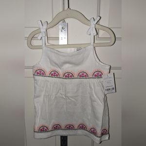 Carter's 5T White Tank Top NWT